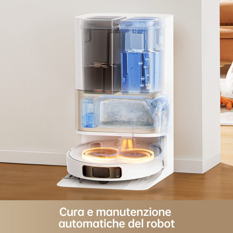 Dreame L10s Pro Ultra Aspirapolvere Robot Senza sacchetto Bianco