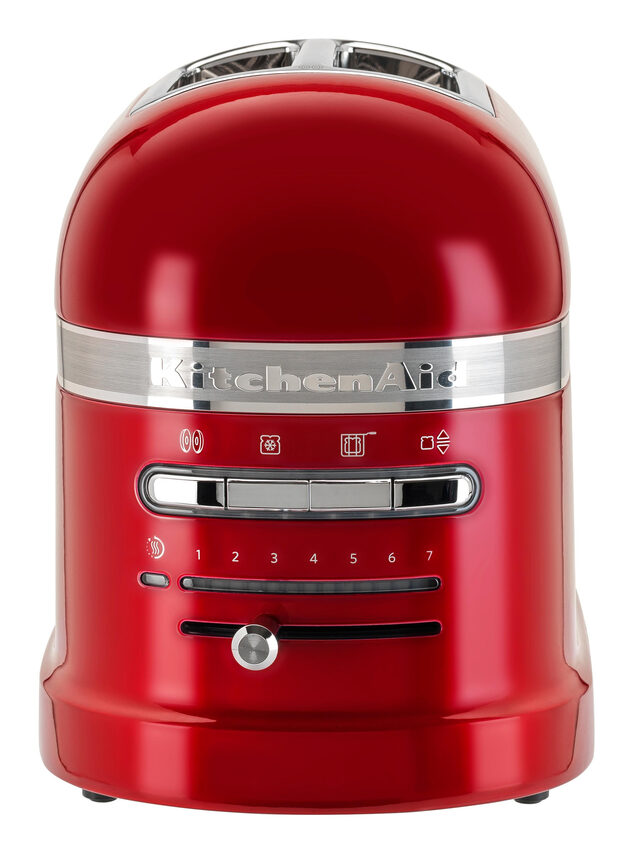 KitchenAid 5KMT2204ECA 7 2 fetta/e 1250 W Rosso, Acciaio inox