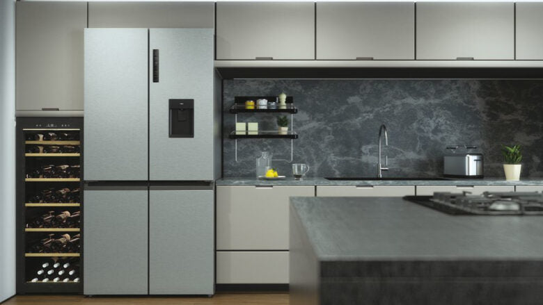 Haier Wine Bank 50 Serie 5 HWS84GA Cantinetta vino con compressore Libera installazione Nero 84 bottiglia/bottiglie