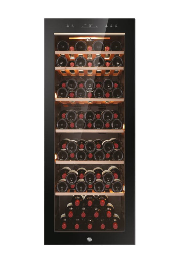 Haier Wine Bank 50 Serie 5 HWS84GA Cantinetta vino con compressore Libera installazione Nero 84 bottiglia/bottiglie