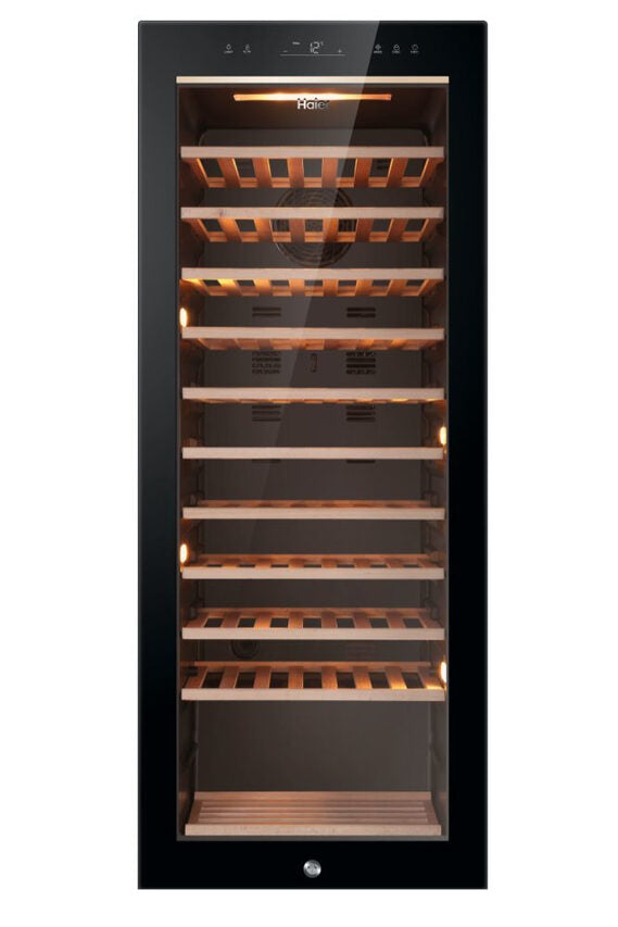 Haier Wine Bank 50 Serie 5 HWS84GA Cantinetta vino con compressore Libera installazione Nero 84 bottiglia/bottiglie