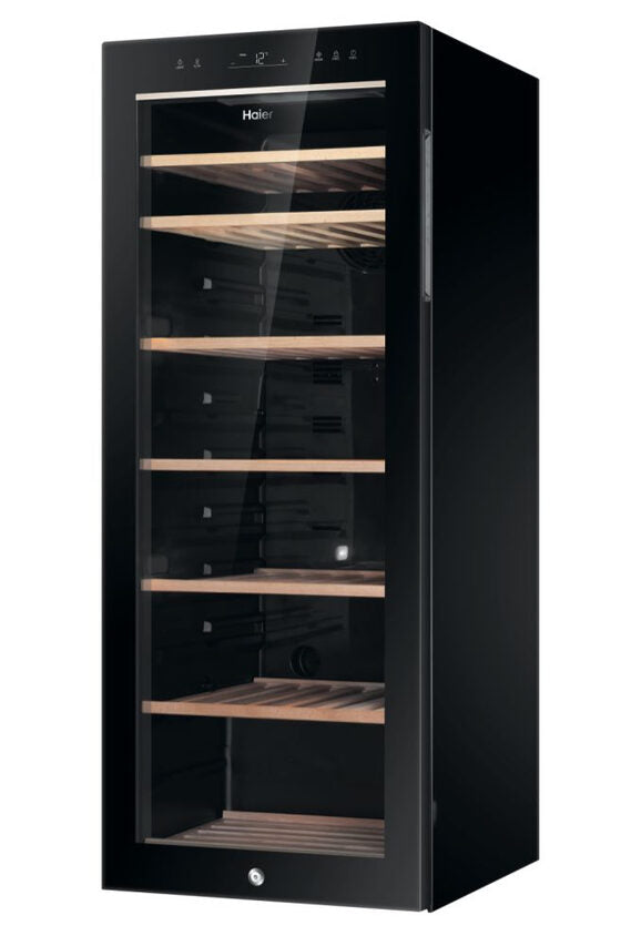 Haier Wine Bank 50 Serie 5 HWS84GA Cantinetta vino con compressore Libera installazione Nero 84 bottiglia/bottiglie