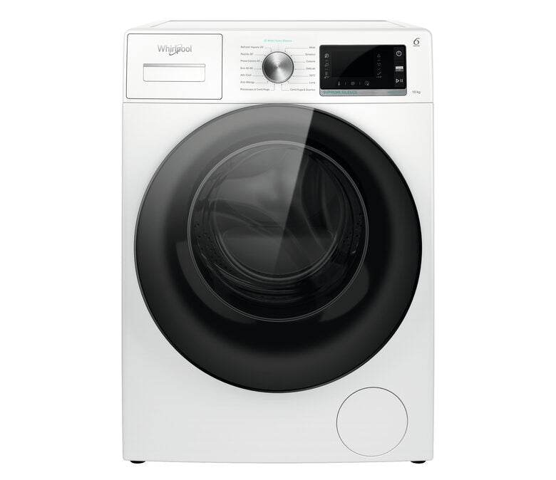 Whirlpool W6 W045WB IT lavatrice Caricamento frontale 10 kg 1400 Giri/min B Bianco