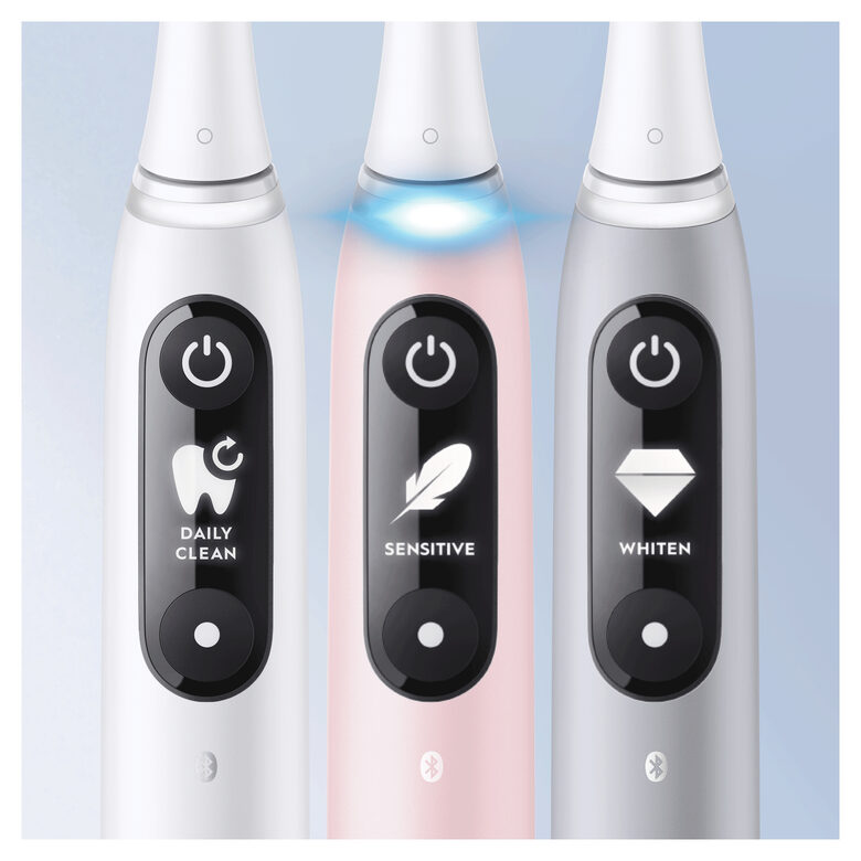 Oral-B iO 80351526 spazzolino elettrico Adulto Spazzolino a vibrazione Rosa, Sabbia