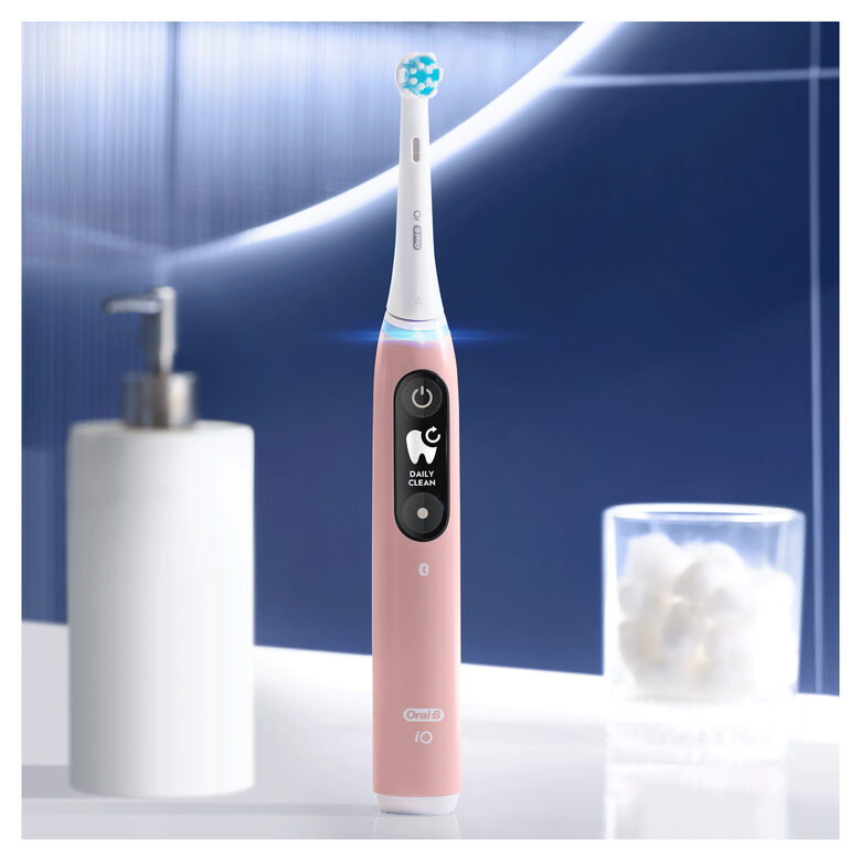 Oral-B iO 80351526 spazzolino elettrico Adulto Spazzolino a vibrazione Rosa, Sabbia