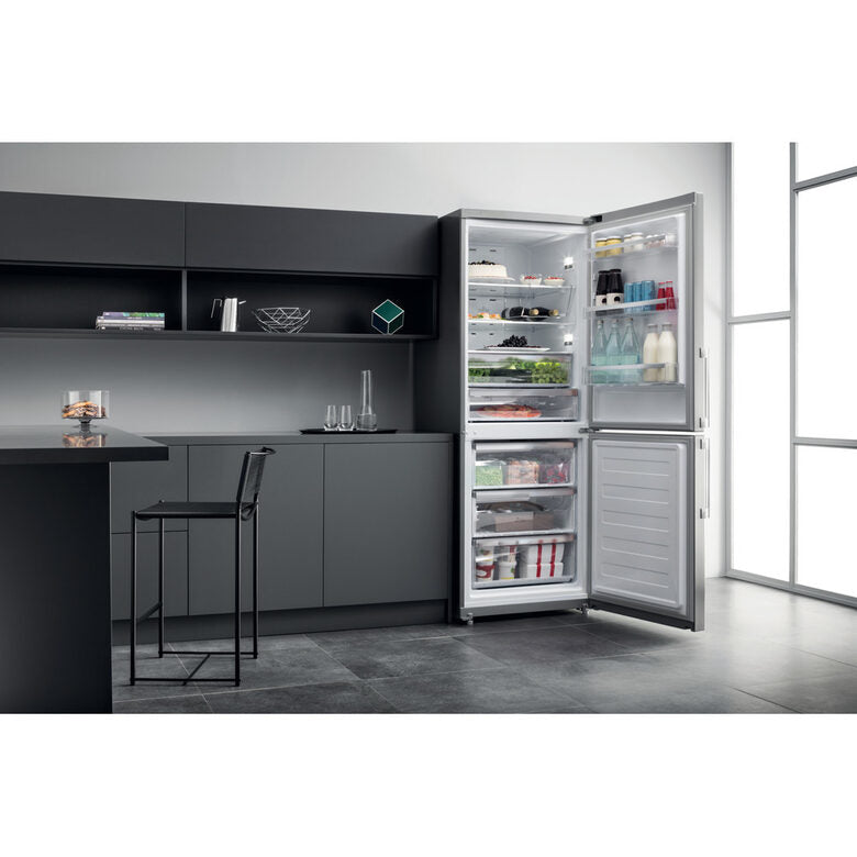 Hotpoint HA70BE 31 X frigorifero con congelatore Libera installazione 462 L F Acciaio inossidabile