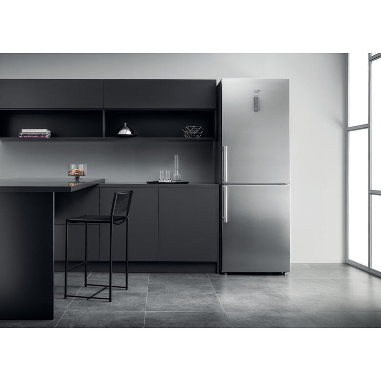 Hotpoint HA70BE 31 X frigorifero con congelatore Libera installazione 462 L F Acciaio inossidabile