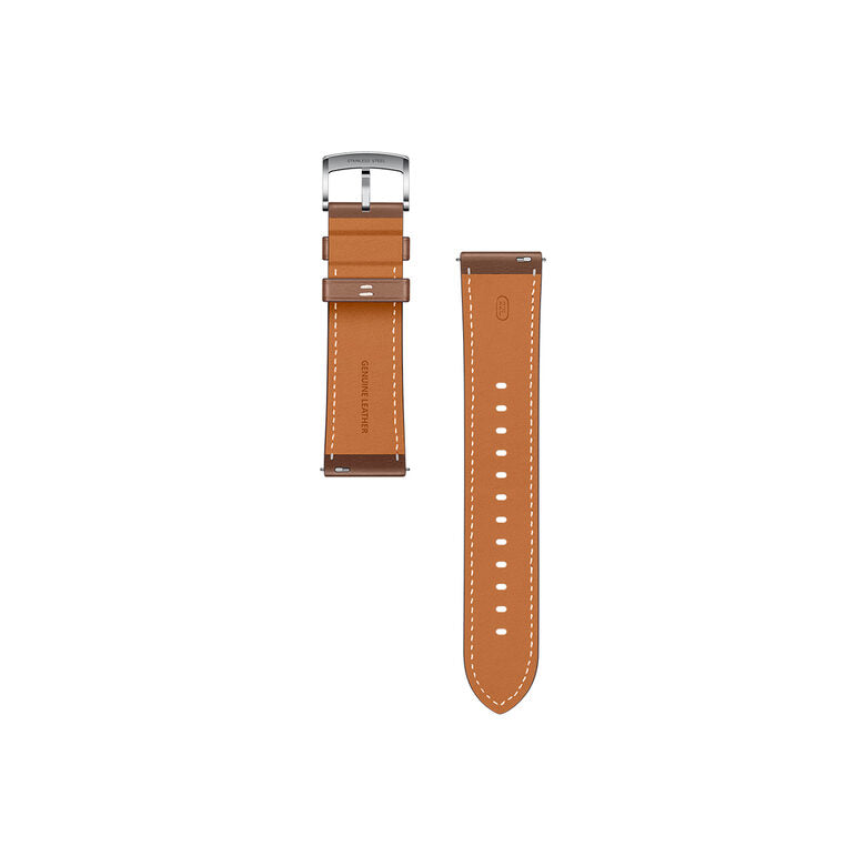 Huawei WATCH 3 L11E, Acciaio inossidabile, cinturino in pelle marrone