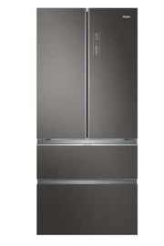 Haier FD 83 Serie 7 HB18FGSAAA frigorifero side-by-side Libera installazione 539 L E Argento, Titanio