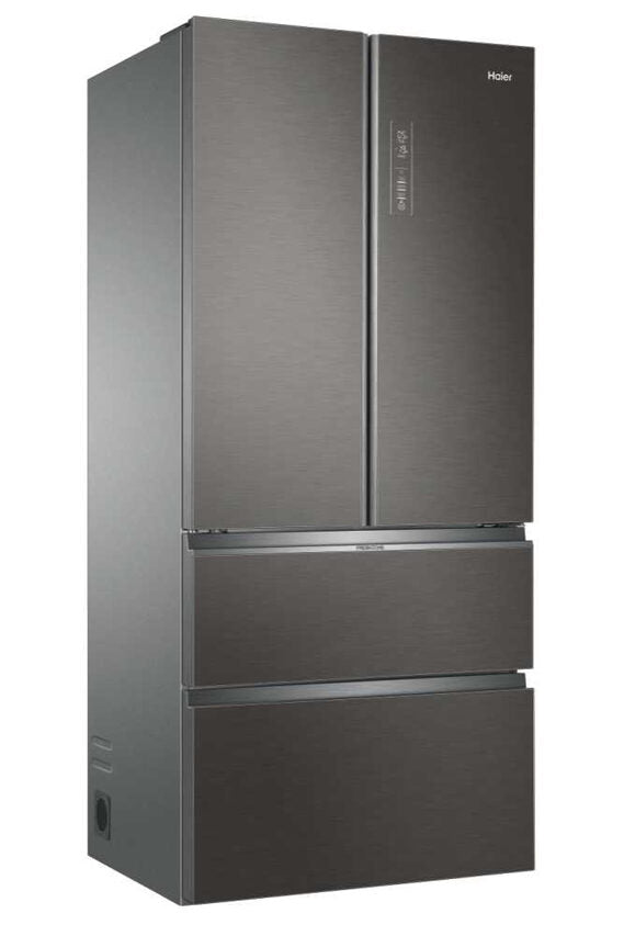 Haier FD 83 Serie 7 HB18FGSAAA frigorifero side-by-side Libera installazione 539 L E Argento, Titanio