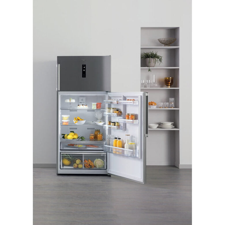 Whirlpool W84TE 72 X 2 frigorifero con congelatore Libera installazione 587 L E Acciaio inossidabile