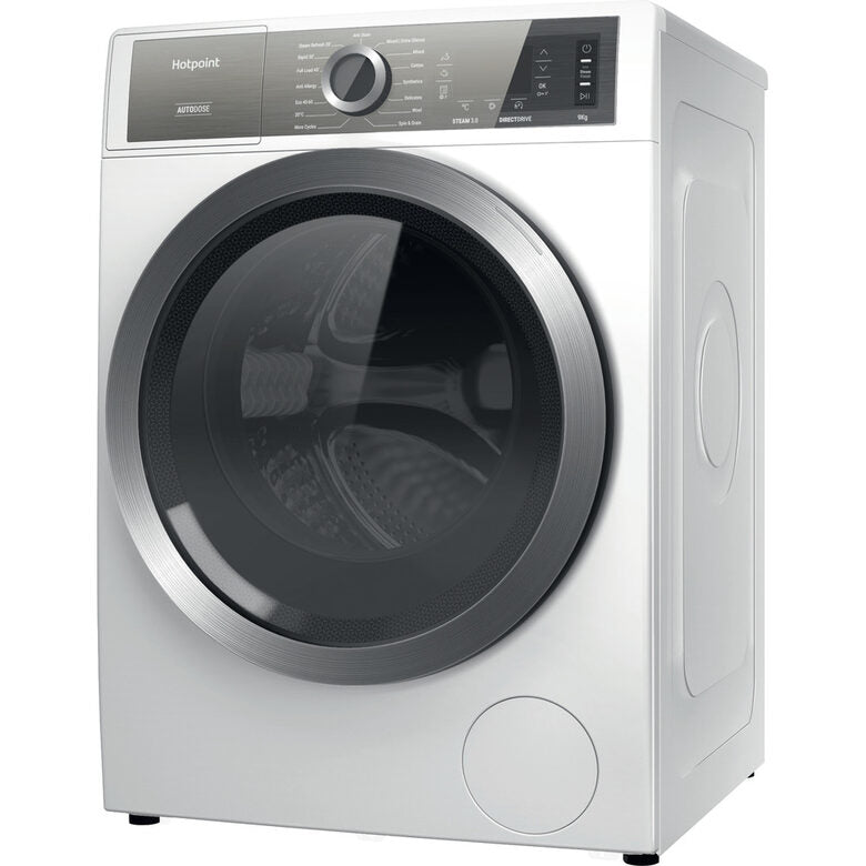 Hotpoint H7 W945WB IT lavatrice Caricamento frontale 9 kg 1400 Giri/min B Bianco