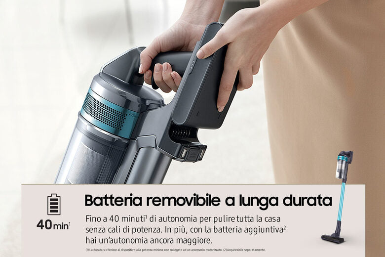 Samsung Aspirapolvere senza filo Jet™ 60 turbo 150W VS15A6031R1
