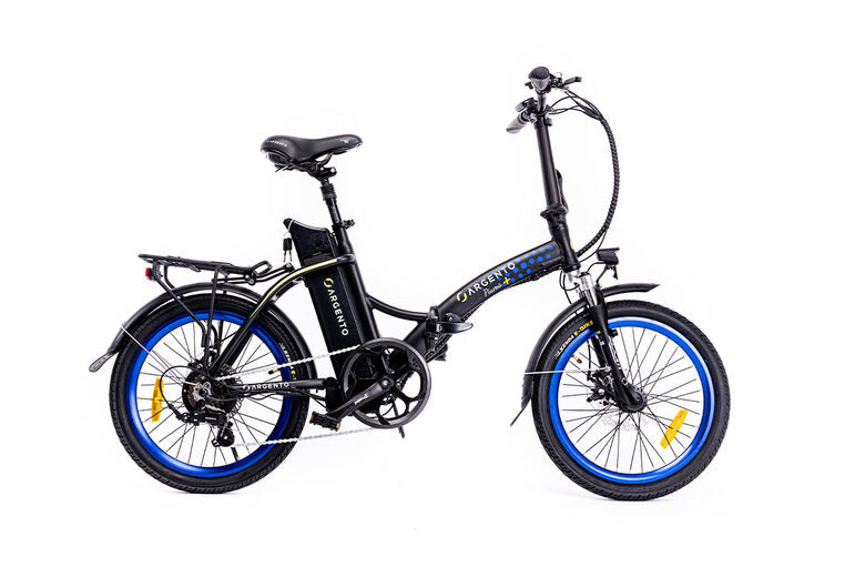 Argento Bike Piuma+ Nero, Blu, Grigio Alluminio 50,8 cm (20") 19,1 kg