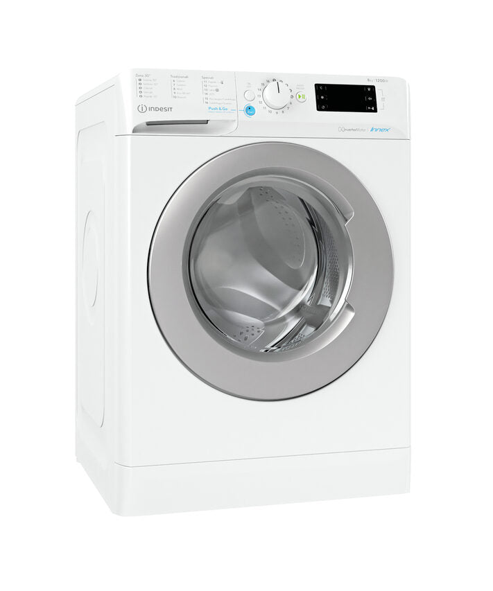 Indesit BWE 81285X WS IT lavatrice Caricamento frontale 8 kg 1200 Giri/min B Bianco