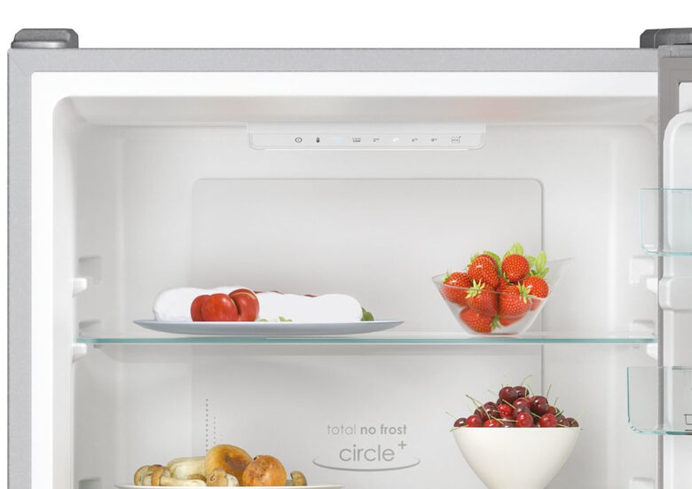 Candy Fresco CCE4T618ES frigorifero con congelatore Libera installazione 341 L E Argento