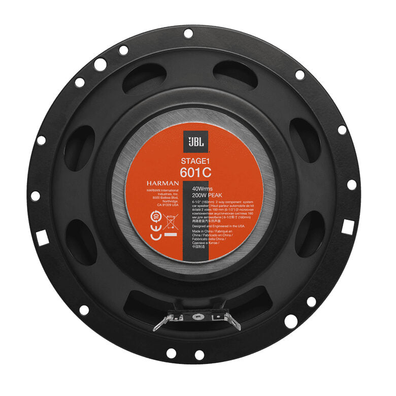 JBL Stage1 601C altoparlante auto Rotondo 2-vie 200 W 2 pz