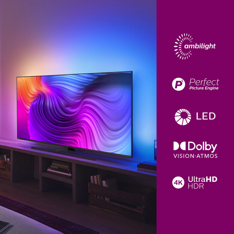 Philips Performance 58PUS8556 147,3 cm (58") 4K Ultra HD Smart TV Wi-Fi Nero