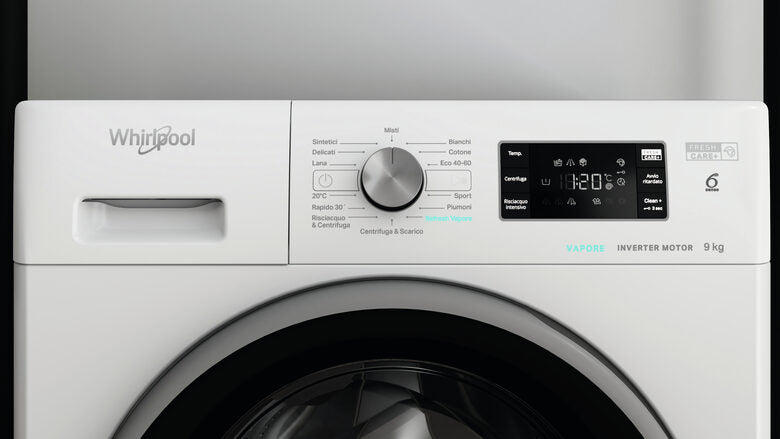 Whirlpool FFB R8529 BSV IT lavatrice Caricamento frontale 9 kg 1200 Giri/min B Bianco