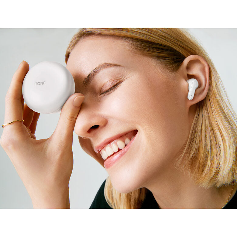 LG TONE Free FP9 - Cuffie True Wireless Bluetooth UVnano (Bianco)
