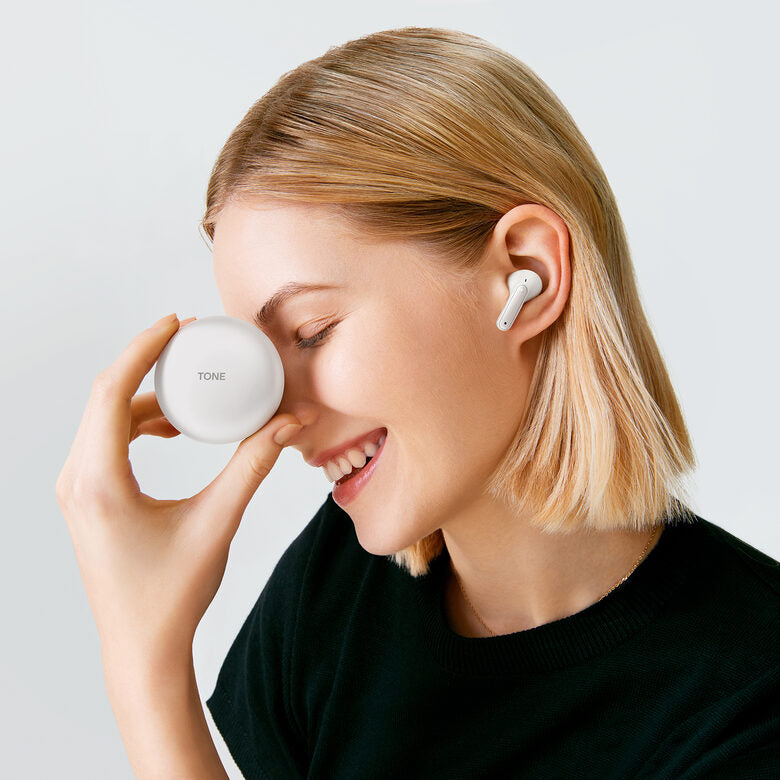 LG TONE Free FP9 - Cuffie True Wireless Bluetooth UVnano (Bianco)