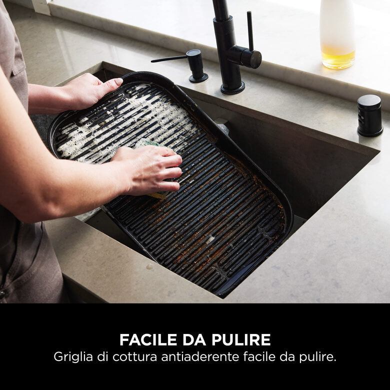 Ninja Barbecue elettrico e Affumicatore Woodfire Pro Connect XL OG901EU