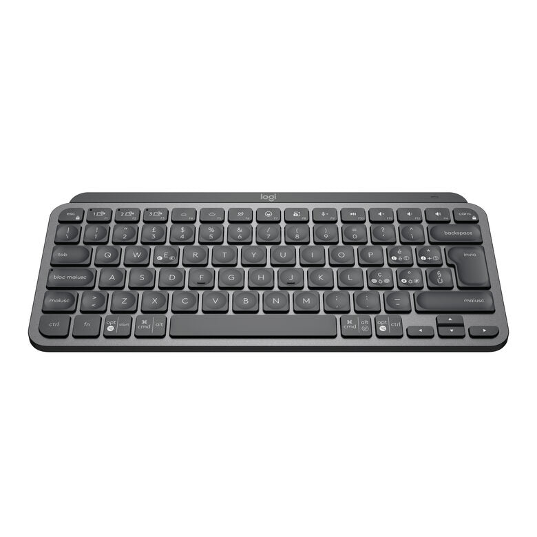 Logitech MX Keys Mini tastiera RF senza fili + Bluetooth QWERTY Italiano Grafite