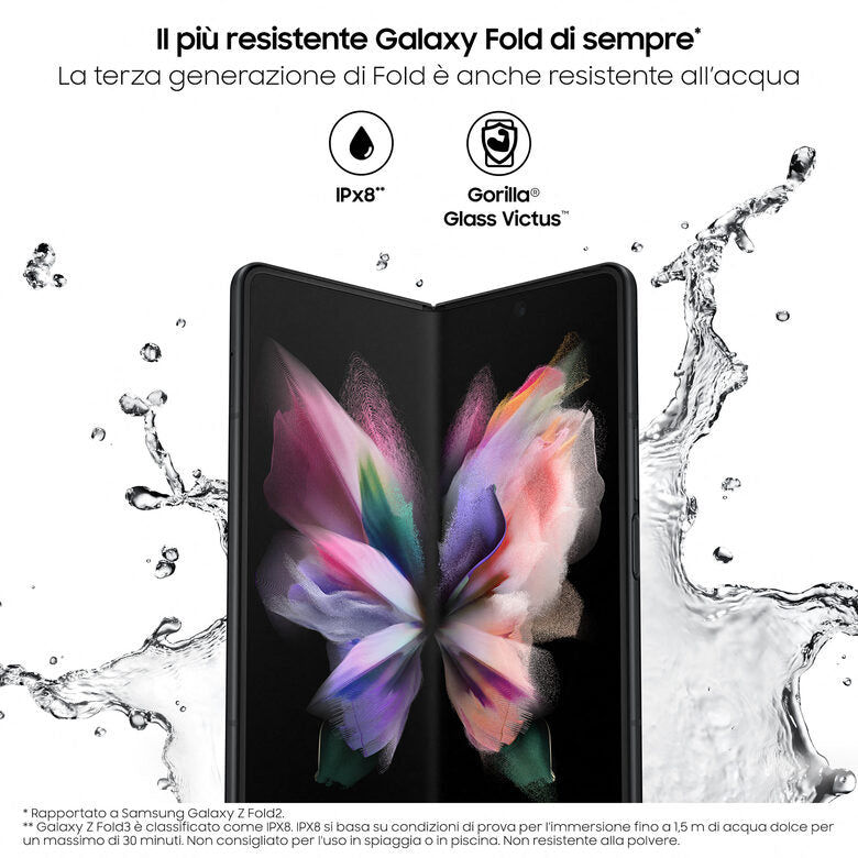Samsung Galaxy Z Fold3 5G 512GB Phantom Silver RAM 12GB Display 6,2"/7,6" Dynamic AMOLED 2X