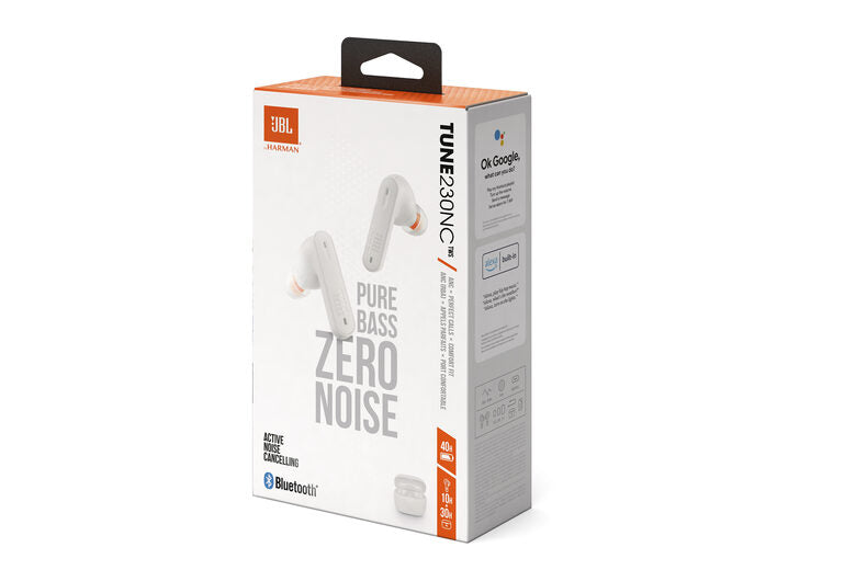 JBL Tune 230 NC TWS Auricolare Wireless In-ear MUSICA Bluetooth Bianco