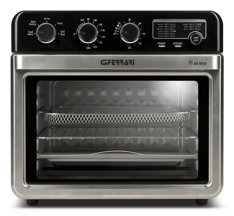 G3 Ferrari Friggisano G10221 Friggitrice ad Aria Multifunzione: Air Fryer, Forno, Forno Ventilato, Grill - 32 L