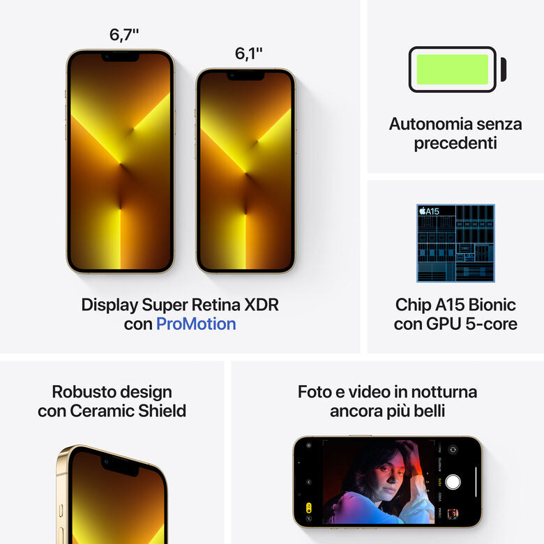 Apple iPhone 13 Pro 256GB Oro