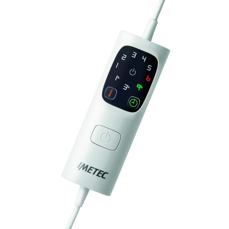 Imetec 16775 coperta/cuscino elettrico Coperta elettrica 150 W Grigio, Bianco Velluto