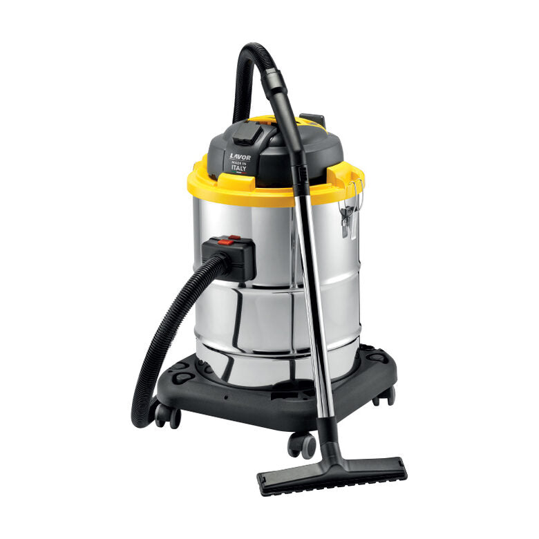 Lavorwash WTP 50 XE 50 L Bidone Aspiratutto Nero, Acciaio inossidabile, Giallo