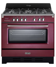 De’Longhi MEM 965 RA ED cucina Elettrico Gas Acciaio inox, Bordeaux