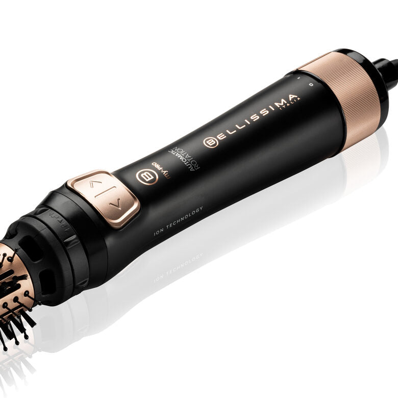 Imetec Bellissima BHS4 1100 Spazzola ad aria calda Caldo Nero, Rose Gold 1000 W