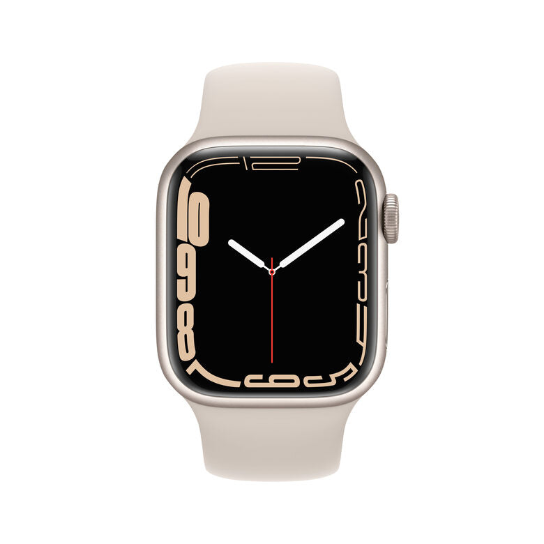 Apple Watch Series 7 GPS + Cellular, 41mm Cassa in Alluminio Galassia con Cinturino Sport Galassia