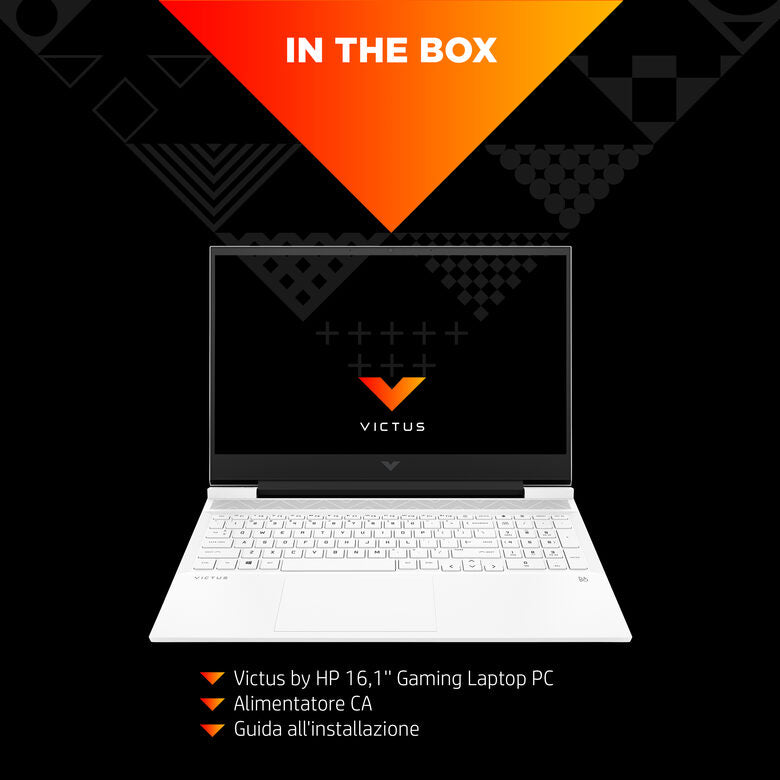 Victus by HP 16-e0022nl 5800H Computer portatile 40,9 cm (16.1") Full HD AMD Ryzen™ 7 16 GB DDR4-SDRAM 512 GB SSD NVIDIA GeForce RTX 3050 Ti Wi-Fi 6 (802.11ax) Windows 11 Home Argento