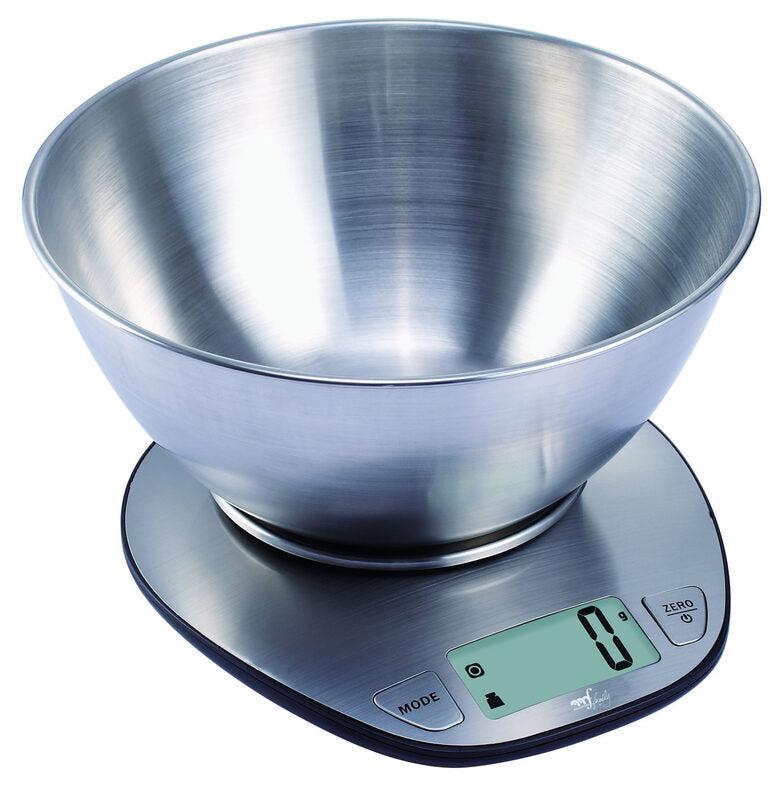Melchioni Graal Acciaio inossidabile Superficie piana Bilancia da cucina elettronica