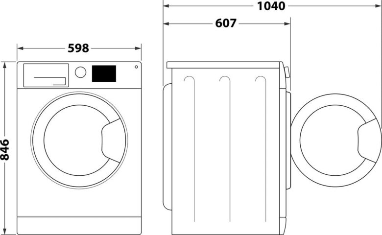 Indesit C YD 92D WW IT, Capacità 9kg, classe E, colore White, Dispay digitale, QuickDry