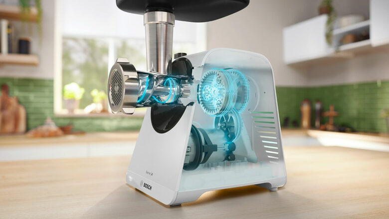 Bosch Serie 4 MFWS420W tritacarne 1300 W Bianco