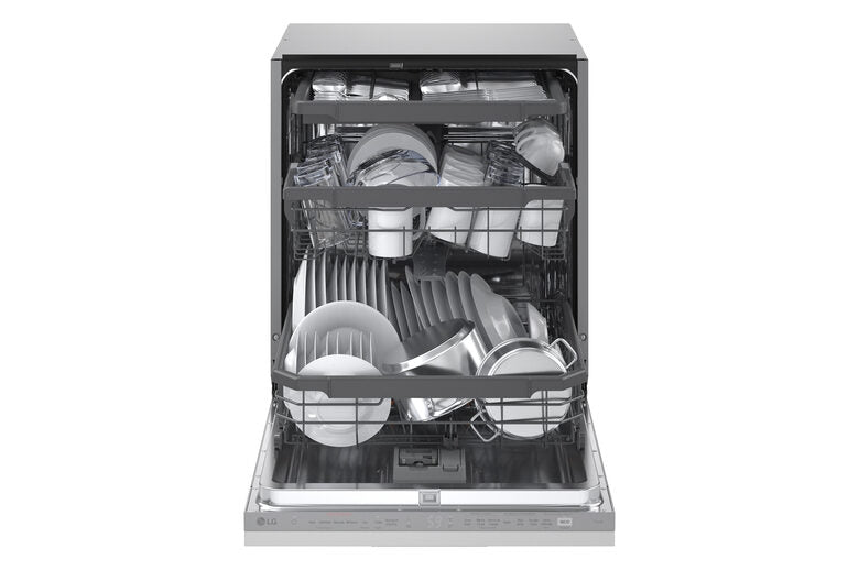 LG QuadWash DB375TXS Lavastoviglie a scomparsa totale Classe A 14 coperti Vapore Wi-Fi