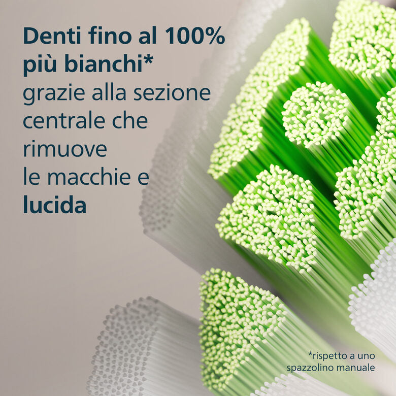 Philips Sonicare HX6062/87 2x Testinebianche per spazzolino sonico
