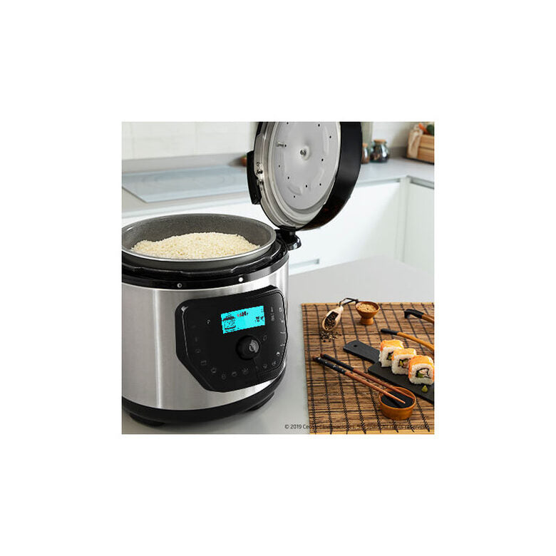 Cecotec Olla GM H Deluxe 6 L Pentola Nero, Acciaio inossidabile