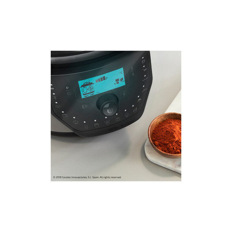 Cecotec Olla GM H Deluxe 6 L Pentola Nero, Acciaio inossidabile