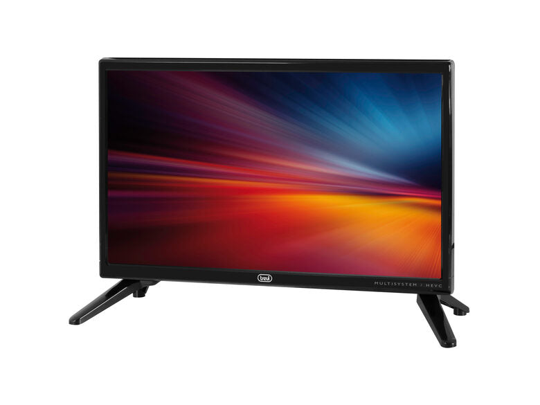 Trevi LTV1904SA2 Televisione 19 Pollici Led Hd Hevc 10bit Dvb-t2 Sat 12v