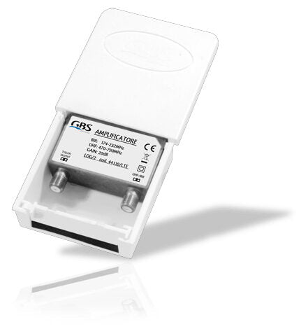 G.B.S. Elettronica LOG-2-LTE amplificatore di segnale TV 174 - 790 MHz