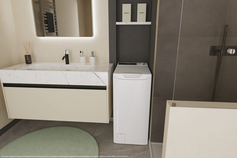 Candy TCA284TM5-S ProWash 500 Lavatrice A Carica Dall'alto Libera Installazione 8 Kg, 1200 Giri, Smart Drum Opening, App hOn, Motore Inverter, Classe A, Bianco