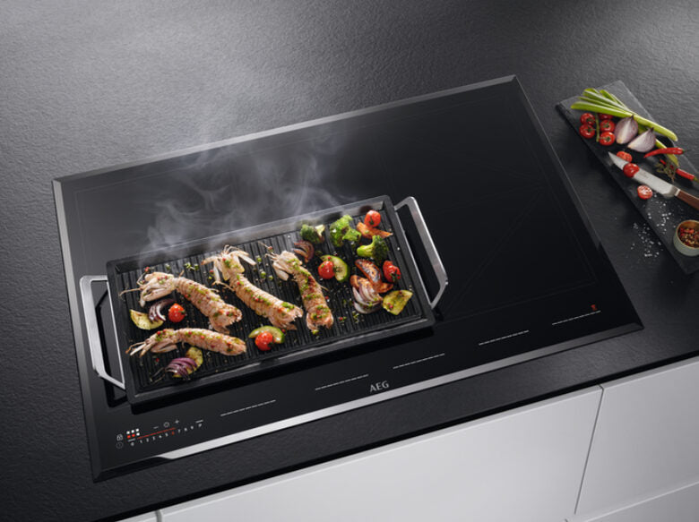 AEG IKE86683FB Nero Da incasso 80 cm Piano cottura a induzione 6 Fornello(i)