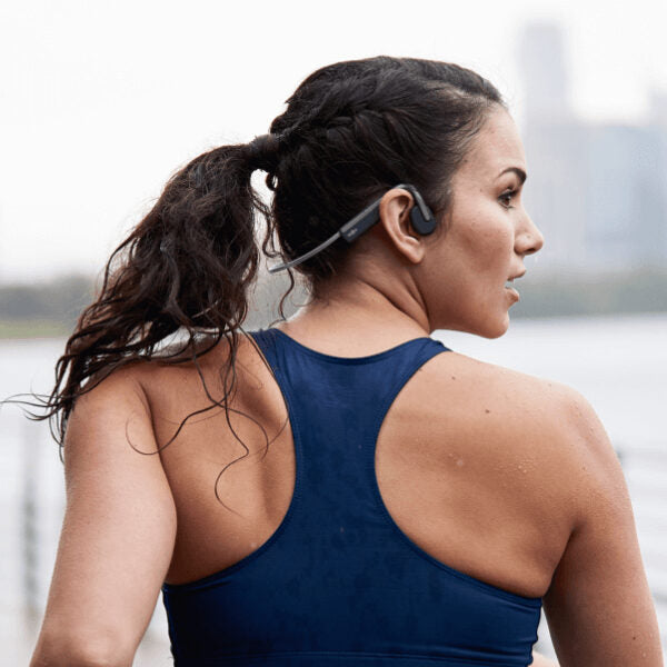 SHOKZ OpenMove Cuffie Wireless Passanuca Sport Bluetooth Grigio
