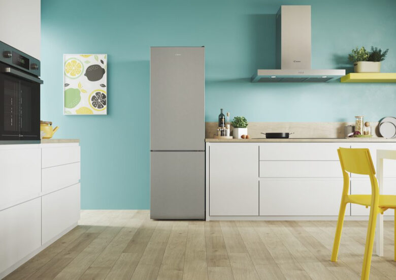 Candy CCT3L517ES City Frigorifero Combinato A Libera Installazione, Tecnologia Low Frost , App hOn, Classe E, Argento